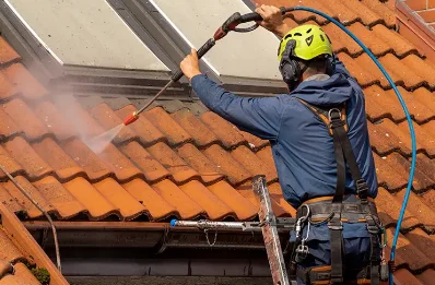Démoussage et hydrofuge de toiture à Oppenans
